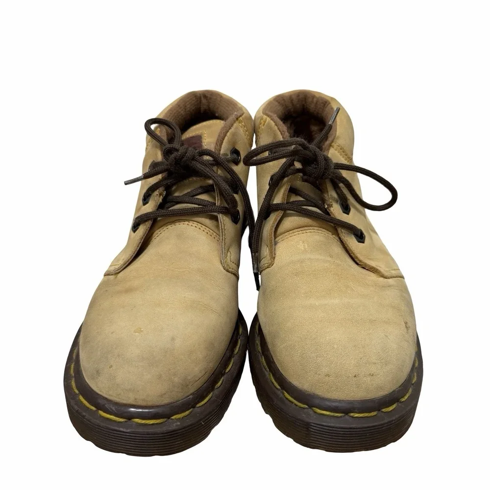 Vintage Dr Martens 8057 Boots‎ Mens UK 4 US 5 Tan Leather Chukka Made In England